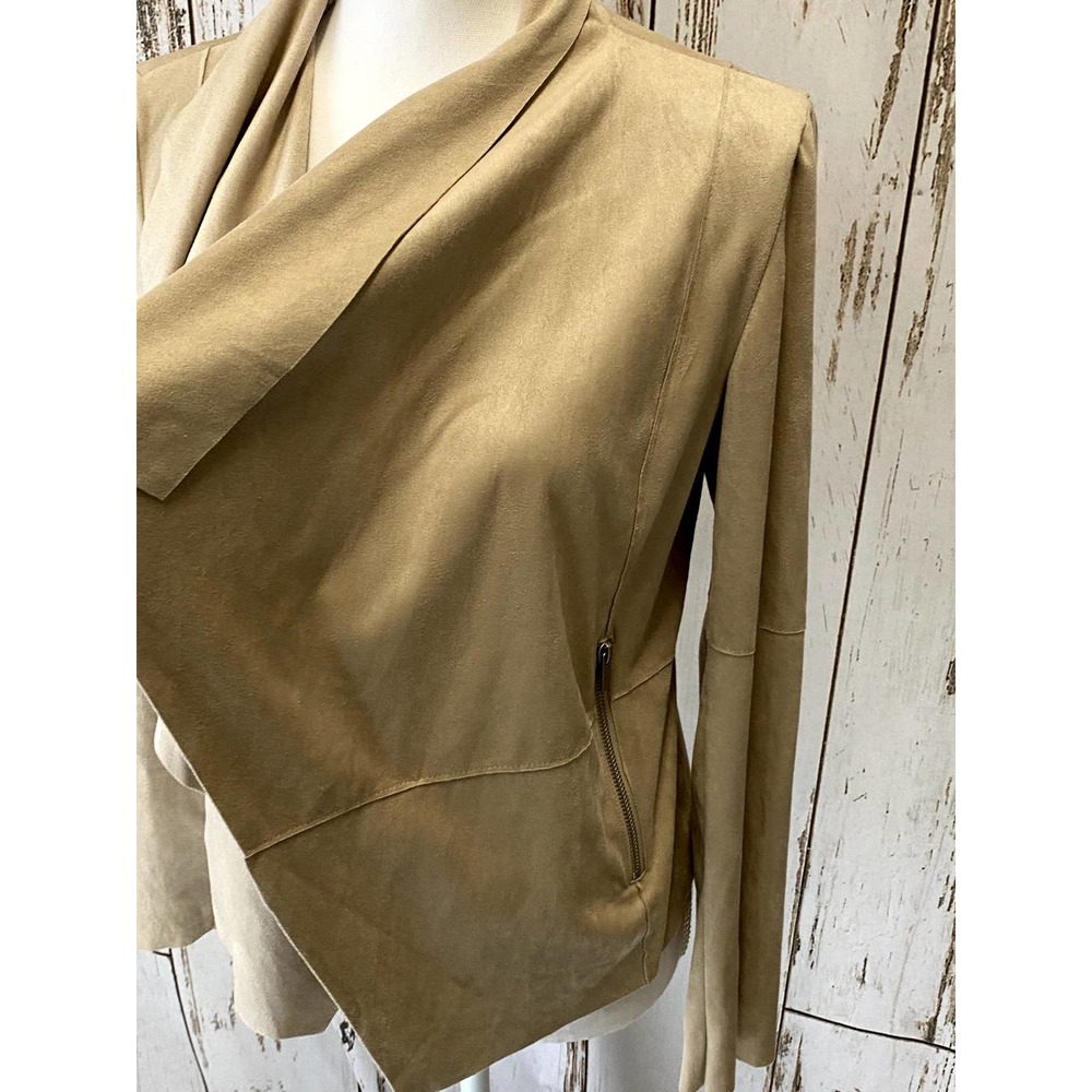 Nordstrom Bagatelle Tan Suede-Like Feel Jacket - Picture 4 of 6